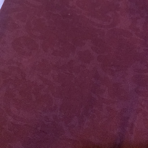 Burgundy, ankle-length dress pants - Picture 2 of 6